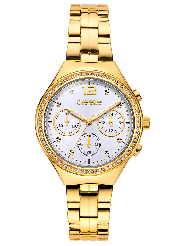Γυναικείο ρολόι BREEZE Absolute Chronograph με μπρασελέ