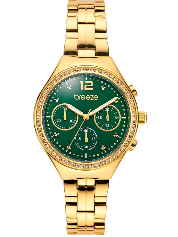 212561.7 Γυναικείο ρολόι BREEZE Absolute Chronograph με μπρασελέ