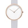 Γυναικείο ρολόι OBAKU Hassel Dove με δερμάτινο λουρί