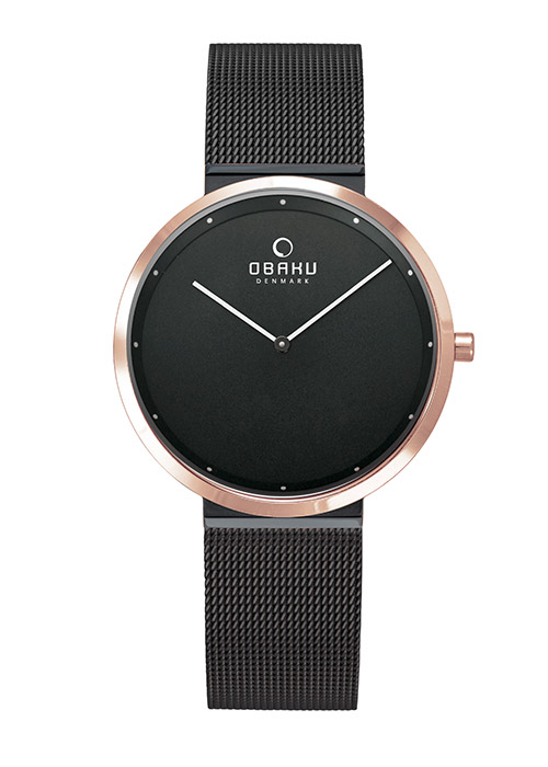 Γυναικείο ρολόι OBAKU Papir Lille Night με μπρασελέ