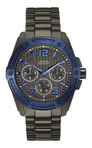 Ανδρικό ρολόι GUESS W0601G1 Multifunction με μπρασελέ