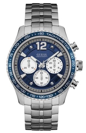 Ανδρικό ρολόι GUESS W0969G1 Chronograph με μπρασελέ