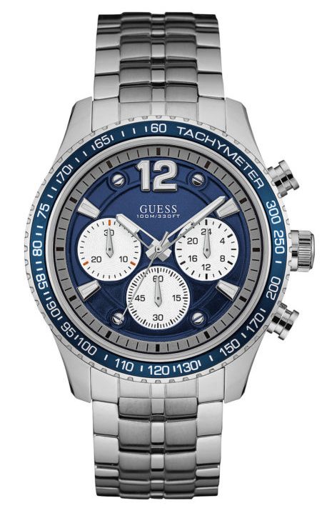 Ανδρικό ρολόι GUESS W0969G1 Chronograph με μπρασελέ