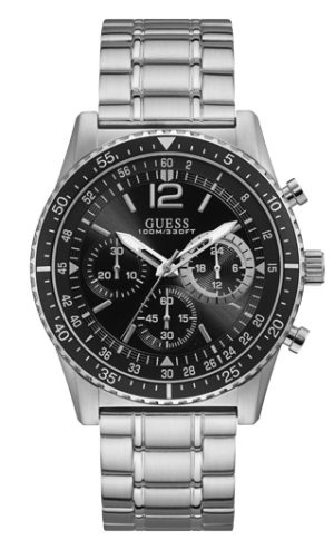 Ανδρικό ρολόι GUESS W1106G1 Chronograph με μπρασελέ
