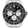 Ανδρικό ρολόι GUESS W1107G1 Multi Function με μπρασελέ
