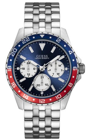 Ανδρικό ρολόι GUESS W1107G2 Multi Function με μπρασελέ