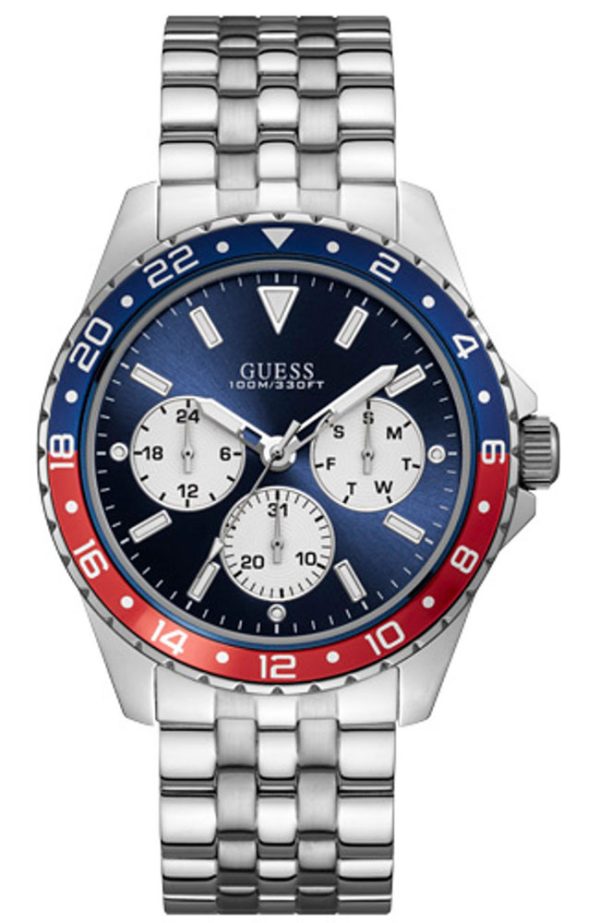 Ανδρικό ρολόι GUESS W1107G2 Multi Function με μπρασελέ