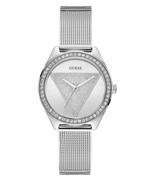Γυναικείο ρολόι GUESS με πλεχτό μπρασελέ