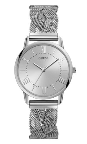 Γυναικείο ρολόι GUESS με πλεχτό μπρασελέ