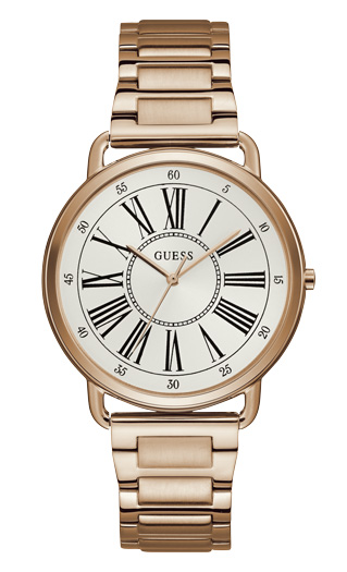 2192_geormas Γυναικείο ρολόι GUESS W1149L3 με μπρασελέ