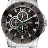 2193_geormas Ανδρικό ρολόι GUESS W11617G1 με μπρασελέ