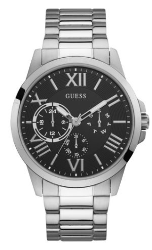 Ανδρικό ρολόι GUESS W1184G1 Multi Function με μπρασελέ