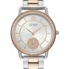 Γυναικείο ρολόι Guess με μπρασελέ δίχρωμο