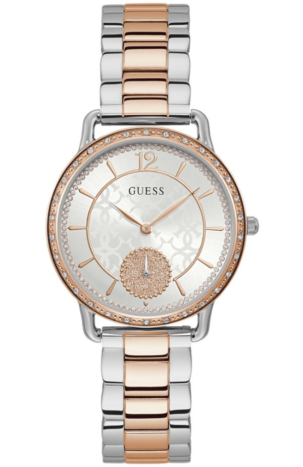 Γυναικείο ρολόι Guess με μπρασελέ δίχρωμο