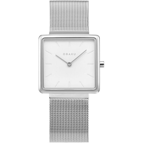 Γυναικείο ρολόι OBAKU Kvadrat με μπρασελέ