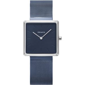 236_geormas Γυναικείο ρολόι OBAKU Kvadrat με μπρασελέ