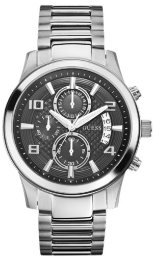 238_geormas Ανδρικό ρολόι GUESS W0075G1 με μπρασελέ