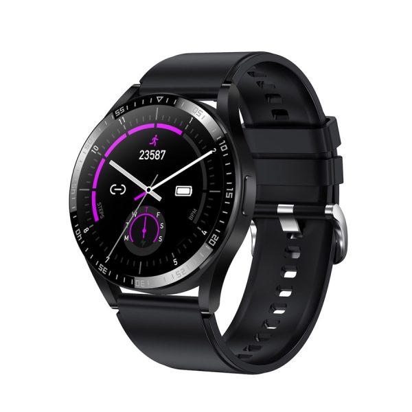 3GW3351 Αντρικό ρολόι 3GUYS Smartwatch με μαύρο λουρί σιλικόνης