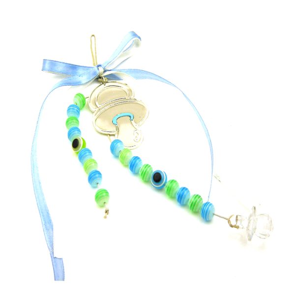 Διακοσμητικό γούρι "ΠΙΠΙΛΑ" για αγόρι από ασήμι 925 με σμάλτο