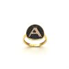 584_geormas Γυναικείο δαχτυλίδι μονόγραμμα 11993/02 από κίτρινο χρυσό Κ14