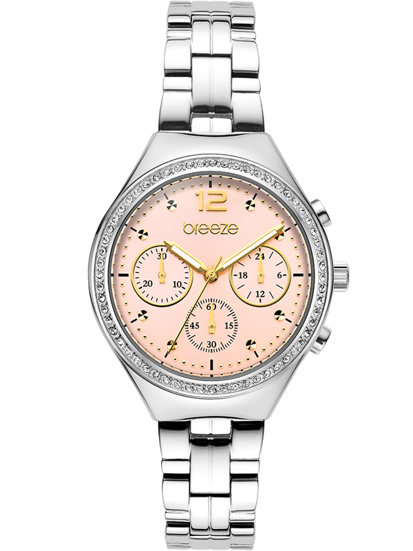 612561.4 Γυναικείο ρολόι BREEZE Absolute Chronograph με μπρασελέ