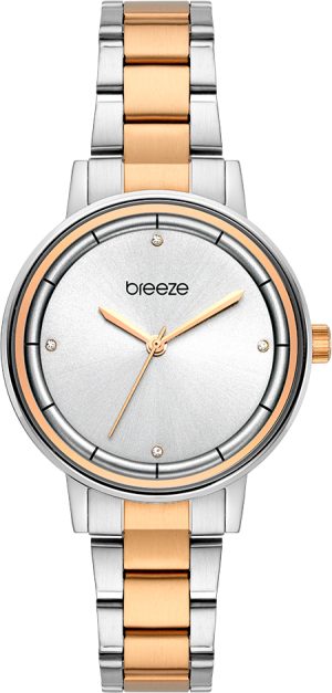 712381.1 Γυναικείο ρολόι BREEZE Mystique με δίχρωμο μπρασελέ