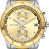 712391.2 Γυναικείο ρολόι BREEZE Sparkly με δίχρωμο μπρασελέ