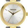 712491_1-99 Γυναικείο ρολόι BREEZE Perfect10 με δίχρωμο μπρασελέ