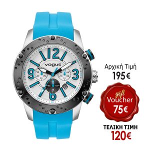 Γυναικείο ρολόι VOGUE Spirit με μπλε λουρί σιλικόνης