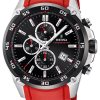 Ανδρικό ρολόι FESTINA  Chronograph με κόκκινο λουρί σιλικόνης