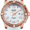 Γυναικείο ρολόι BULER 042251 Twinkle με λευκό λουρί σιλικόνης