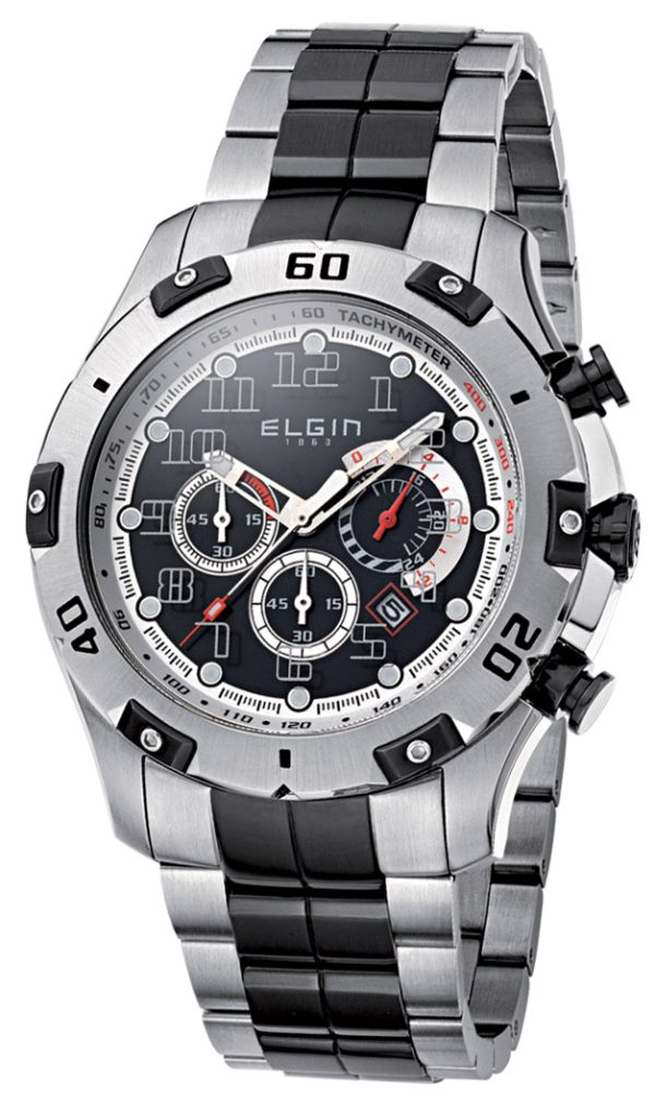 Αντρικό ρολόι ELGIN 52106.2 Chronograph με μπρασελέ