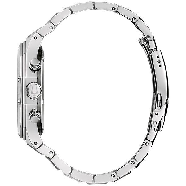 Stacked from 3 images. Method=A (R=8,S=4) Ανδρικό ρολόι BULOVA Precisionist Collection Chronograph με μπρασελέ