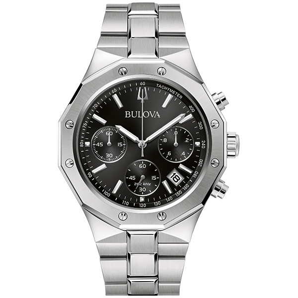 Stacked from 4 images. Method=A (R=5,S=4) Ανδρικό ρολόι BULOVA Precisionist Collection Chronograph με μπρασελέ