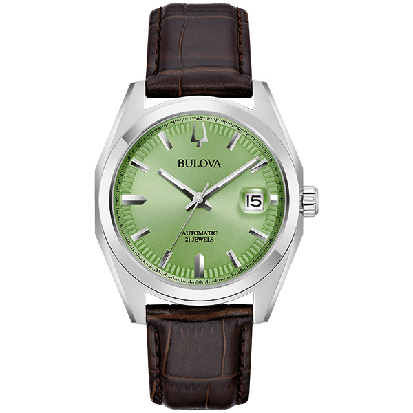 Unisex ρολόι BULOVA Automatic με δερμάτινο λουρί