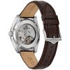 Unisex ρολόι BULOVA Automatic με δερμάτινο λουρί