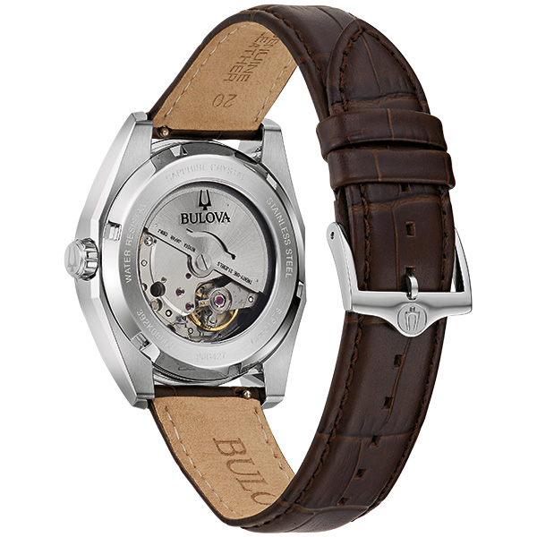 Unisex ρολόι BULOVA Automatic με δερμάτινο λουρί