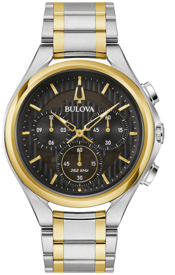 Αντρικό ρολόι BULOVA Curv Chronograph με μπρασελέ