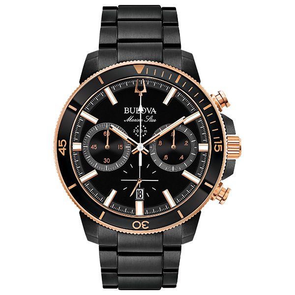 98B302 Ανδρικό ρολόι BULOVA Marine Star Chronograph με μπρασελέ