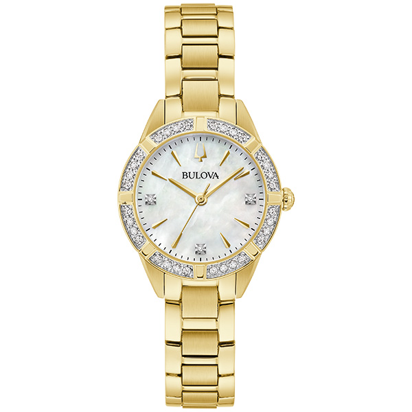 Γυναικείο ρολόι BULOVA Diamond Collection Sutton με μπρασελέ