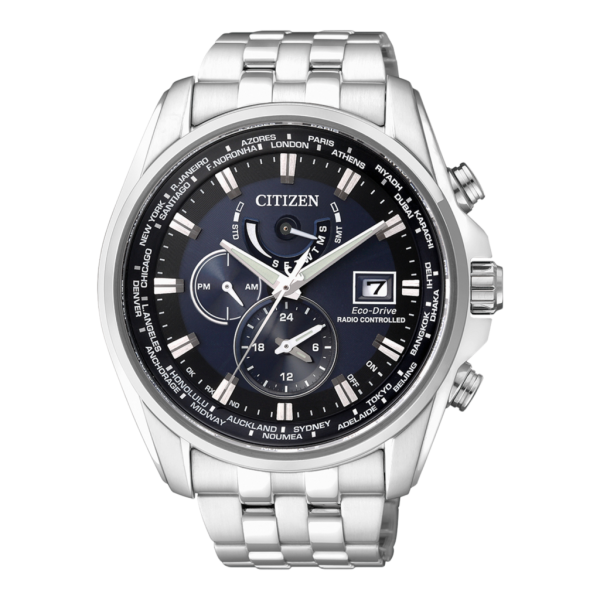 Ανδρικό ρολόι CITIZEN Eco-drive Chronograph Radio Controlled με μπρασελέ