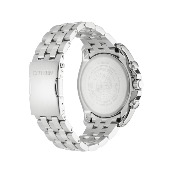 Ανδρικό ρολόι CITIZEN Eco-drive Chronograph Radio Controlled με μπρασελέ