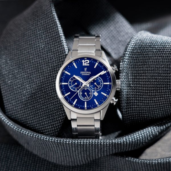 A_1_f20343_7 Αντρικό ρολόι FESTINA Chronograph με μπρασελέ