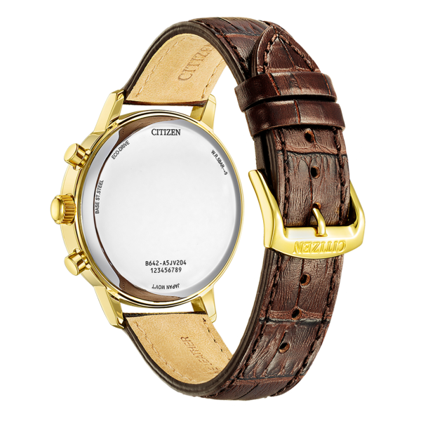 CA7062-15A_4_VY5Wv4F.thumb_-1024x1024 Ανδρικό ρολόι CITIZEN Eco-drive Chronograph με δερμάτινο λουρί