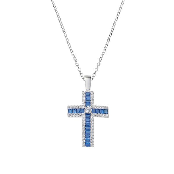 CLCRBABBBLZ Γυναικείο κολιέ AMEN από ροδιωμένο ασήμι 925 με ζιργκόν