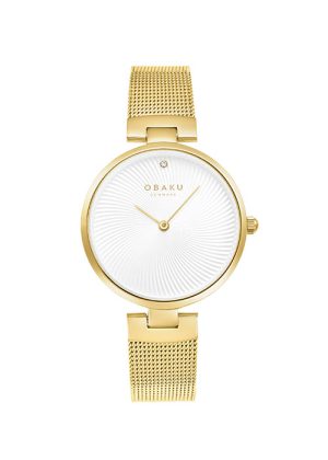 Γυναικείο ρολόι OBAKU Diamant Steel με μπρασελέ