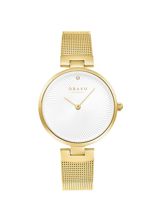 Γυναικείο ρολόι OBAKU Diamant Steel με μπρασελέ