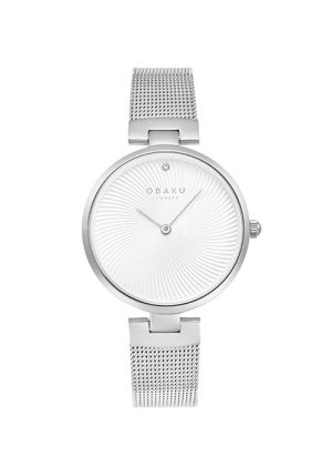 Γυναικείο ρολόι OBAKU Diamant Steel με μπρασελέ