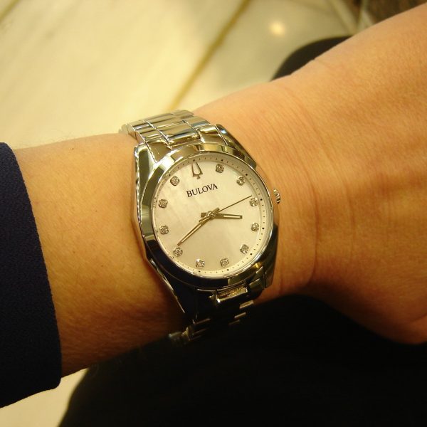 DSC03692-2 Γυναικείο ρολόι BULOVA Diamond Collection Classic με μπρασελέ