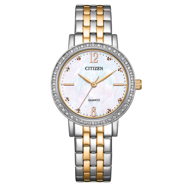 EL3106-59D.thumb_ Γυναικείο ρολόι CITIZEN Elegance με δίχρωμο μπρασελέ